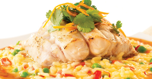 grouper and risotto